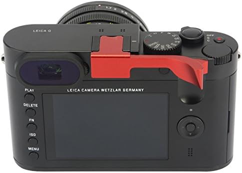 Haoge THB-LR метал топол чевли палец нагоре одмори на рака на рака за Leica Q Q-P QP TYP116 Тип 116 Црвена камера