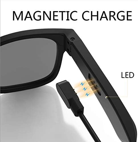 Gelete Smart Bluetooth Очила За Сонце Безжични Bluetooth Слушалки IPX4 Водоотпорен Вграден Микрофон За Мажи Жени Компатибилни Со Паметни