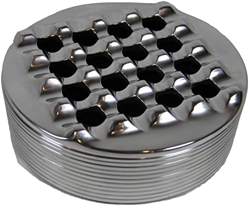 Алуминиумска метална цигара од пепел со капаче за мажите што може да се издвојат рачно изработени 16 дупки решетки за цигари за цигари за