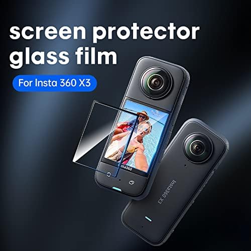 Craznick HD TPU Curved Ecter Protector Film For Insta360 x3 додатоци против заштитен филм на екранот на екран