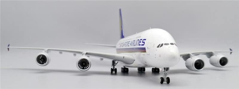 JC Wings Singapore Airlines за Airbus A380 9V-SKB 1/200 Diecast Aircraft претходно изграден модел