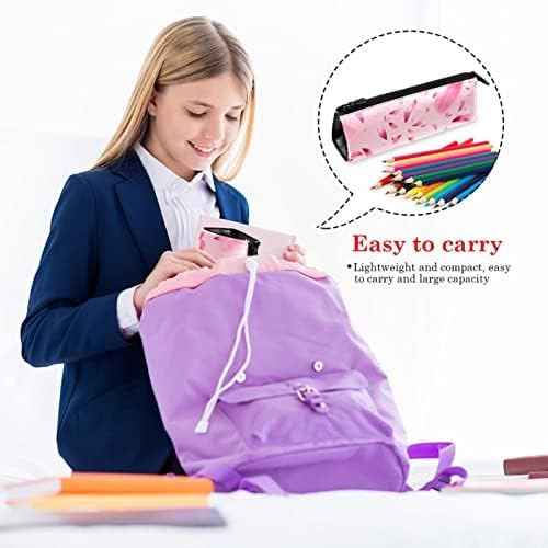 Кутија за моливи на геерот, торбичка за моливи, кутија за пенкало, торбичка за пенкало, мала торбичка за моливи, розова цветна