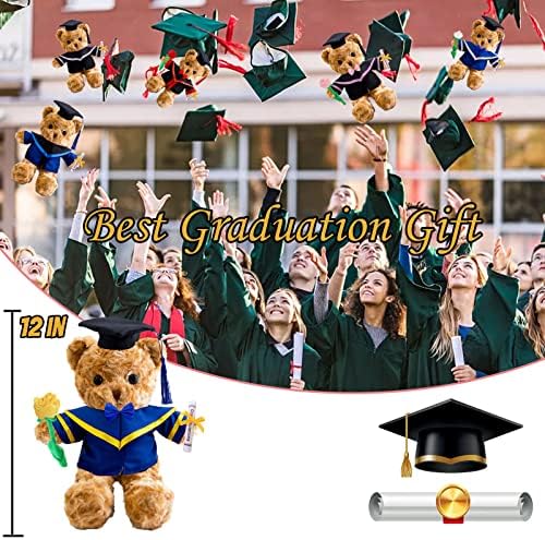 Персонализирани подароци за дипломирање Теди мечка со фотографија+ текст, персонализирана мече со роза и лак за дипломирање Денот на градинките