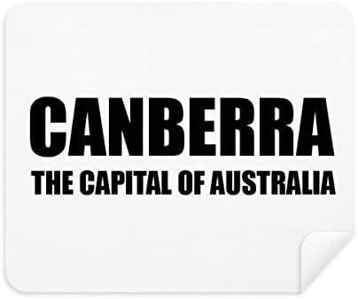 Канбера Главниот Град На Австралија Чистење Крпа Екран Почиста 2 парчиња Велур Ткаенина