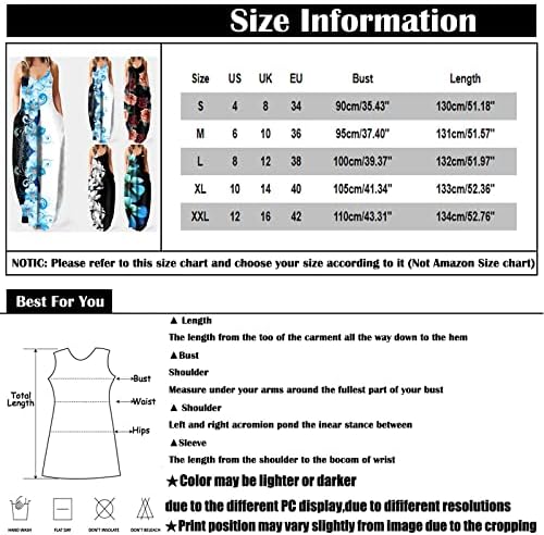 Fragarn женски пролетен мода 2023 година, лежерна мода за женски печатење со ракави без ракави без ракави, долг фустан