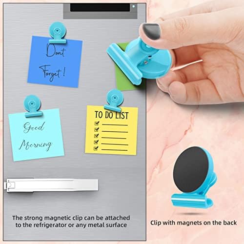 12 пакети фрижидер магнети Фрижидер Магнети Магнетни клипови Тешки детални списоци за прикажување на хартија за прицврстување на хартија за дома