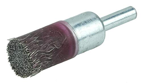 Weiler 35500 1/2 Полифлекс е капсулирана искривена четка за жица.0104 Пополнете безжично челик, направено во САД