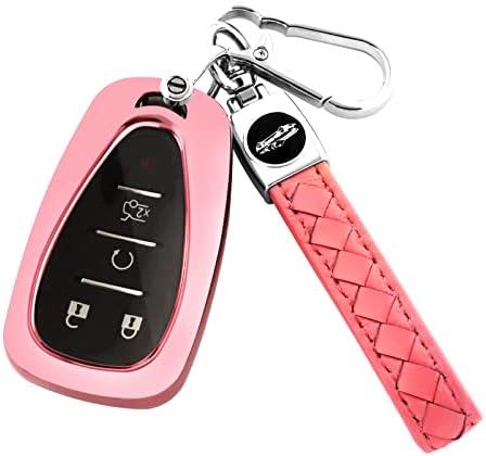 Ксијанг трговија за капакот на FOB Chevy Key со клуч, мек TPU целосен заштитен клуч за заштитни табли за Chevrolet Malibu Camaro Equinox BlazerTraverse
