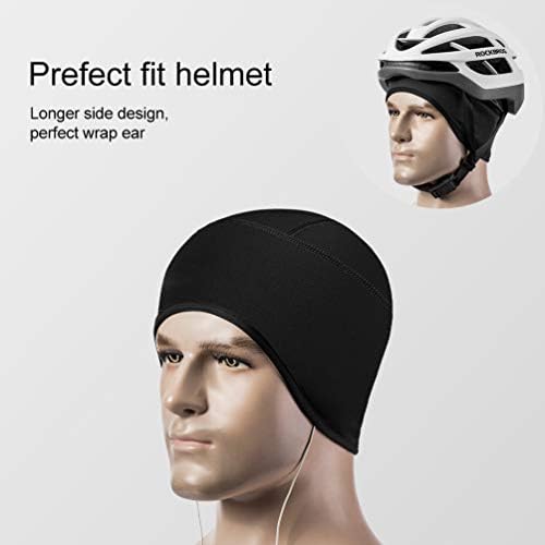 Капа на черепот „Рокброс“ Мажи и жени термички велосипедизам за шлем за велосипедизам Влага моторцикл што работи со капа, се вклопува