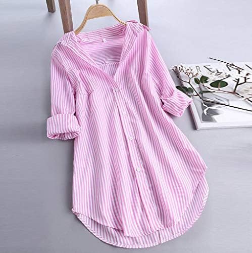 Деловни обични облеки за жени плус големина трендовски жени летни врвови лабави се вклопуваат елегантни удобни кратки/долги ракави кошули блуза