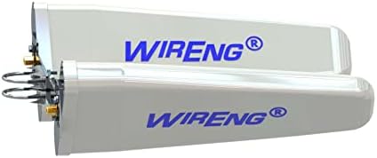 WideAnt2-Plus-5G ™ True MIMO 2x2 Двојна антена поставена за рутери модеми на жаришта сите 5G/4G/3G/2G опсези со голема ширина на