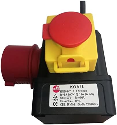 Копче за прекинувач за прекинувач GOOFFY, KEDU KOA1L 400V 12/8A Електромагнетски прекинувач за прекин на прекинувачот и прекинувачи