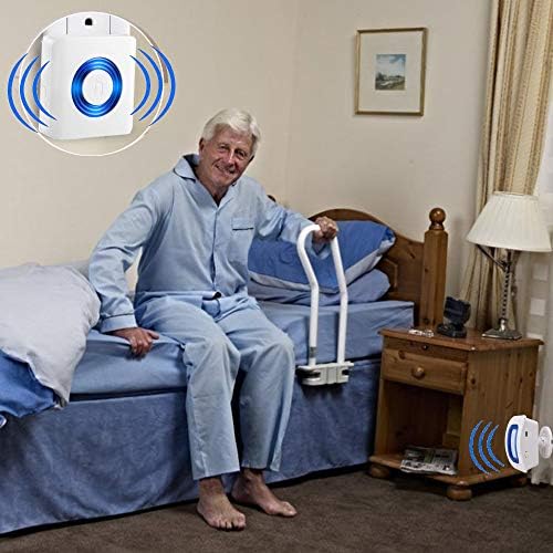 Сензор за безжично движење за негуватели на пејгер со просторија за кревет и превенција на пад за пациенти со постари деменција
