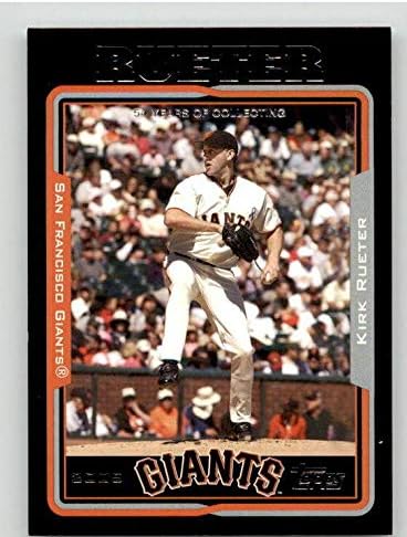 Kirk Rueter Card 2005 Topps Black 591 - картички за бејзбол со плочи
