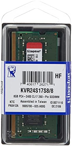 Kingston Technology ValueRam 8GB 2400MHz DDR4 Non-ECC CL17 SODIMM 1RX8