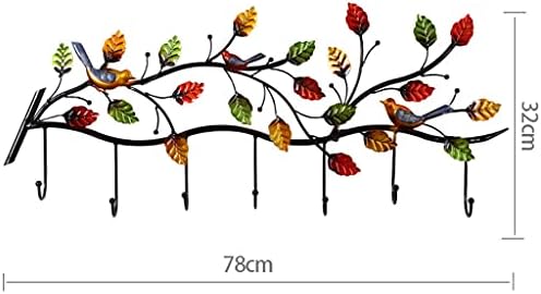 ГАНФАНРЕН Ковано Железо Капут Кука Влезот Клуч Кука Декоративни Кука Ѕид Палто Решетката Ѕид Виси Облека Закачалка