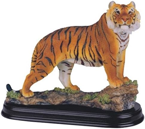 Stalestreet SS-G-19712 Бенгал тигар колекционерски диви мачки животни декорација фигура статуа, жолта