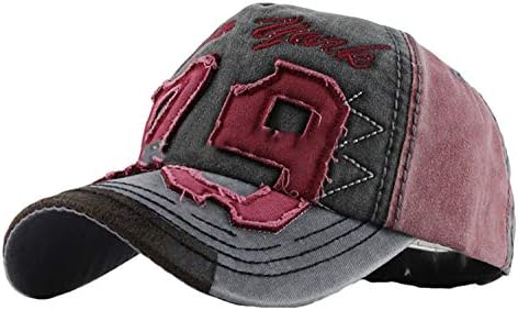 Angенскинвел женски везена бејзбол капа на тексас, потресено гроздобер тато капа, измиен памук камионџии капи.