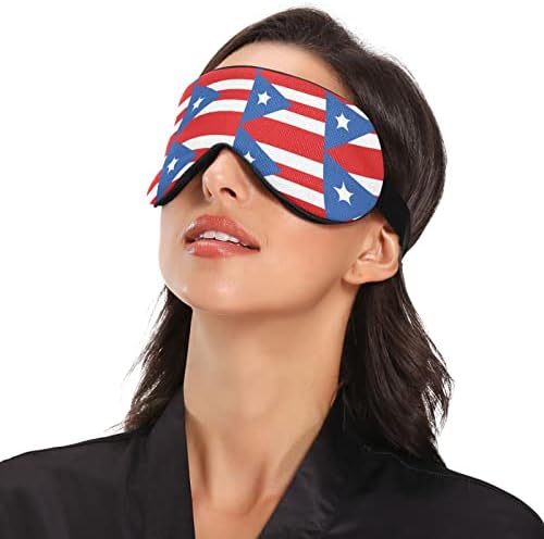 Unisex Sleep Eye Mask Porto-RICO-Flag Night Sleep