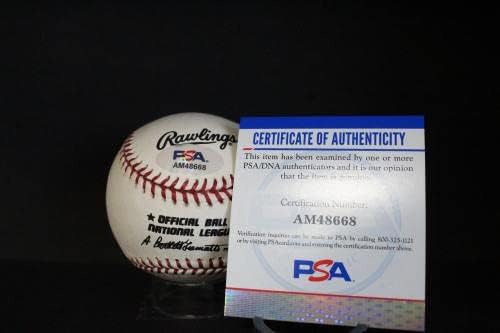 Мајк Ремлингер потпиша бејзбол автограм автограм PSA/DNA AM48668 - Автограмирани бејзбол