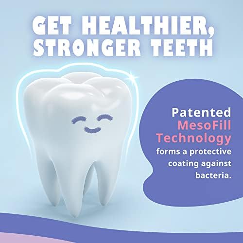 Lab52 Деца Помошник за паста за заби, спреј за уста за уста со флуорид, патентирана технологија за мезофил за поправка на шуплината
