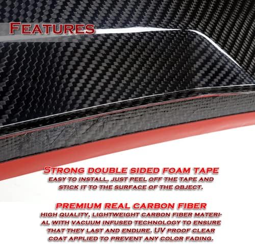 HK5 Black Real Real Carbon Fiber STP STP Spoil Spoiler Crient Chig