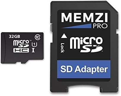 MEMZI PRO 32gb 90MB/S Класа 10 Микро SDHC Мемориска Картичка Со SD Адаптер За Apeman A80, A79, A77, A70, A66, A60 Акциони Камери