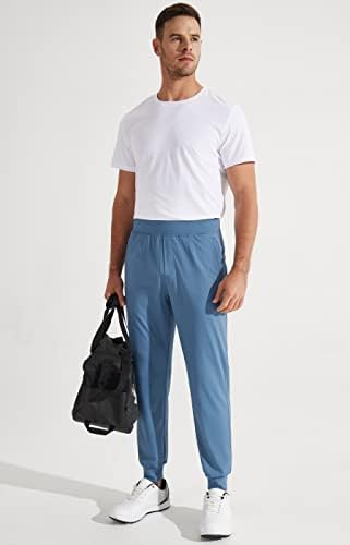 Либин машки голф џогери панталони со џебови од патенти се протегаат атлетски џемпери кои трчаат тренинг патување обична работа