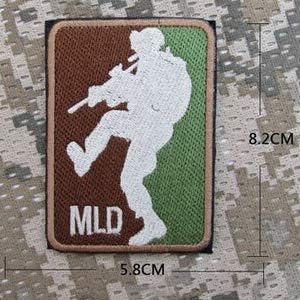 MLD мајор лига на вратата од вратата на вратата за везење воена тактичка облека додаток ранец на налепница налепница за лепенка за лепенка декоративна