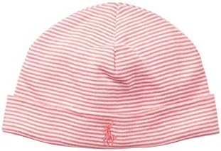 Лорен Ралф Лорен Бебе девојки шарени капа од памук
