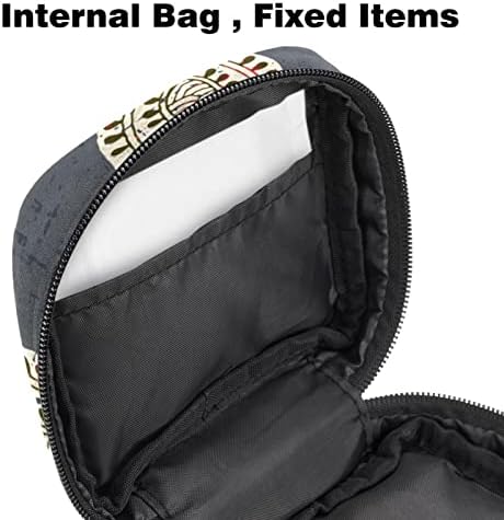 Санитарна торба за складирање на салфетки, менструална торба за торбички за гаќички за тампон за женски производ со патент за тинејџери за жени,