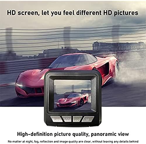 Dash Cam FHD 1080p Автомобил Камера, 3.0 Инчен Мини Екран Автомобил Цртичка Камера, Табла Камера, Макс Поддршка 64GB Картичка