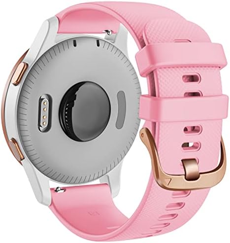 Vevel 18 20 mm Smart Watch Smart Watch Официјални ленти за Garmin Venu 2 Силиконски појас на зглобот за Garmin Venu 2s Sq нараквица за нараквица