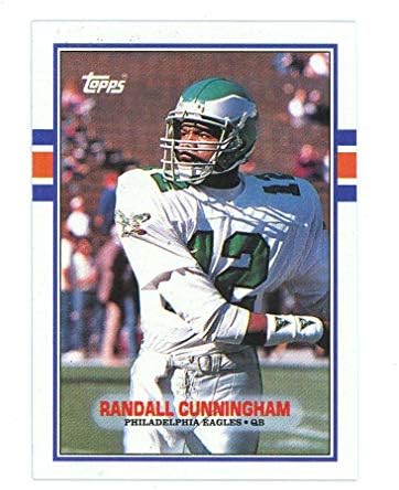 1989 Топпс 115 Рандал Канингам Филаделфија Иглс 3 -та година картичка - Состојба на нане во нов носител