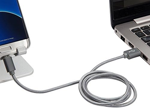 Boxwave Кабел Компатибилен Со Garmin GPSMAP 66 - Micro USB Издржлив, Плетен Микро USB Кабел За Полнење За Garmin GPSMAP 66-Простор