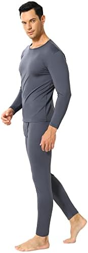 Викеру со термичка долна облека за мажите руно наредени долги nsонс термоли, горниот и долниот дел од основниот слој за ладно време