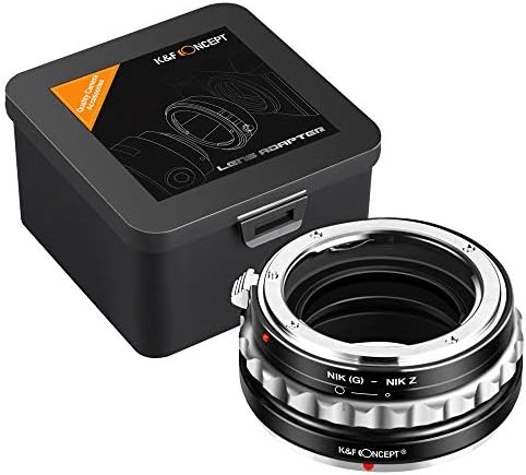 Адаптер за монтирање на леќи K&F концепт компатибилен со G AF-S монтирање на леќи на Nikon Z6 Z7 камера