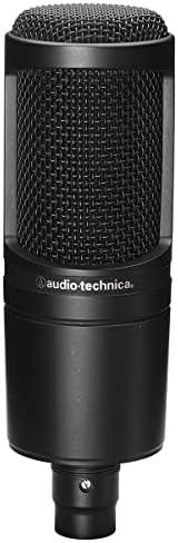 Аудио Техника AT2020 Студио Микрофон Студио Микрофон со поп филтер и XLR кабел