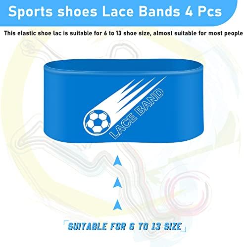 4 парчиња фудбалски чипка бендови Младински спортски спортови за заштита на чипка заштитник за деца фудбалски чевли чувари за фудбалска