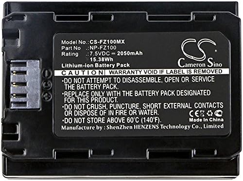2050mAh Батерија за Sony A7 Mark 3, A7R Mark 3, Alpha A7 III, Alpha A7R III, Alpha A9, ILCE-7M3, ILCE-7M3K, ILCE-7RM3