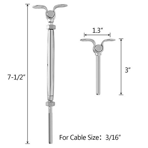 Комплет за оградување на кабел за оградување од 180 ° Т-316 Т-316