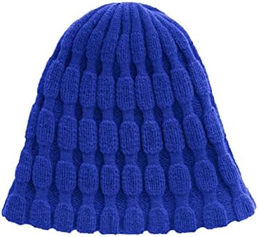 Снег капа мажи жени топло цврсто пресврт плетеа капчиња купка кучка капа за пулвер, засекогаш капи