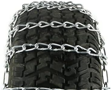 Продавницата РОП | Пар од 2 ланци на гуми за врски и затегнувачи за Јамаха Викинг со гуми 13x5x6
