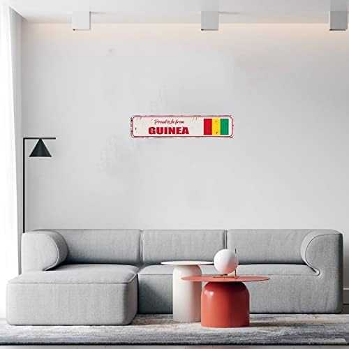 Винил wallид цитати налепници горд што сум од Гвинеја симпатична wallидна декларација wallидна уметност меѓународни сигнални знамиња