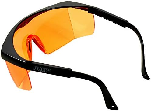 HQRP лесна портокалова нијанса УВ заштитна очила/безбедносни очила за медицински работници во лабораторијата, хигиеничари на забите, хирургија,