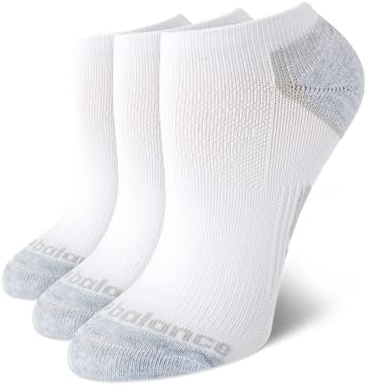 Нова рамнотежа машка 3 пакет со перничиња за влага без шоу чорапи со поддршка за лак