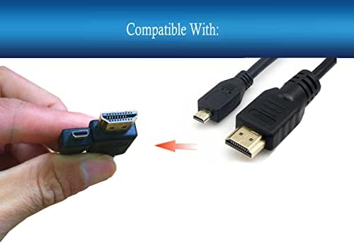 Uspright нов HDMI кабел аудио видео AV до HD TV HDTV кабел компатибилен со Panasonic RP-CHEU15 DMC-FX90 DMC-FX90K DMCFX90 до HDTV кабелот