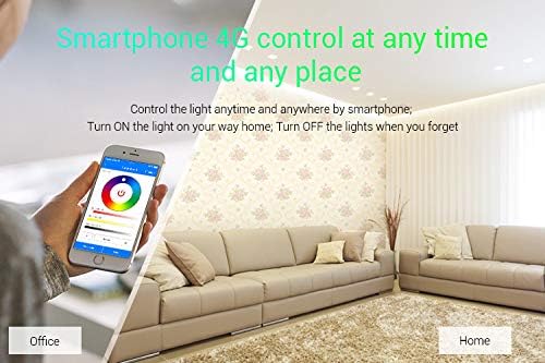 BTF-Lighting 5in1 WB5 2.4GHz WiFi LED контролер компатибилен со Alexa Google Home Smart Life Tuya Control Smart App Control за затемнување