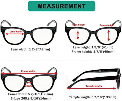 Eyekepper Заштедете 10% на комплети 4 пакувања дами за читање очила и 4 читатели на пакувања за жени +2,25