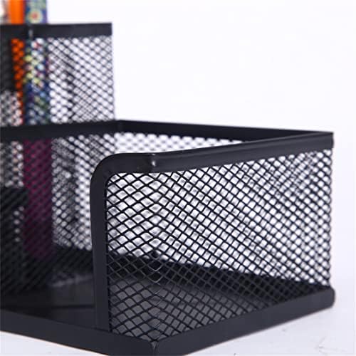 Фзздп метална решетка кутија држач за моливи кутија за моливи биро за канцелариски материјал организатор за складирање домашна канцеларија